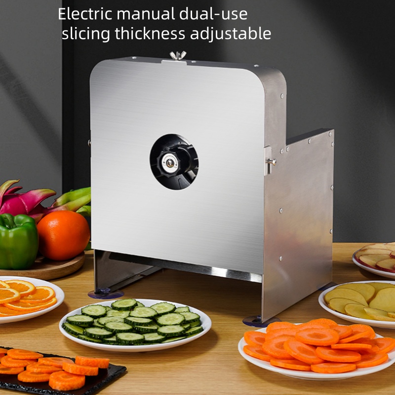 Commercial Bread Slicer - Kommerzieller Multifunktions-Gemüse- und Obstschneider Elektrischer Automatischer