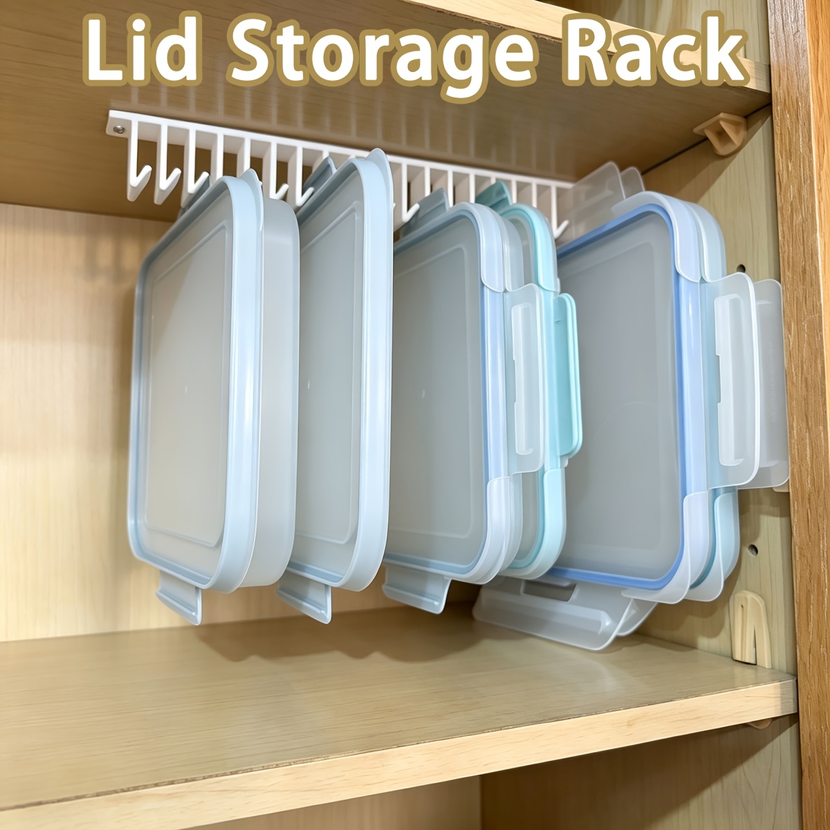 Commercial Kitchen Shelving - Deckel-Aufbewahrungsregal, Mehrfach-Deckelhalter für unter den Schrank,