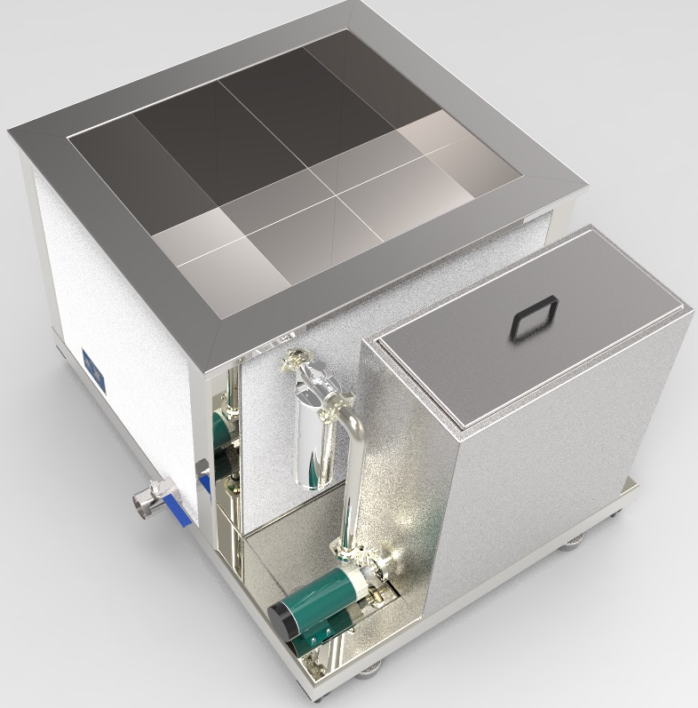 Commercial Kitchen Hood Cleaning - Edelstahl-Küchenkanalreiniger Gewerbliche Küchenreinigungstank Ultraschall-Reinigungsmaschine Dunstabzugshaubenfilter-Reiniger