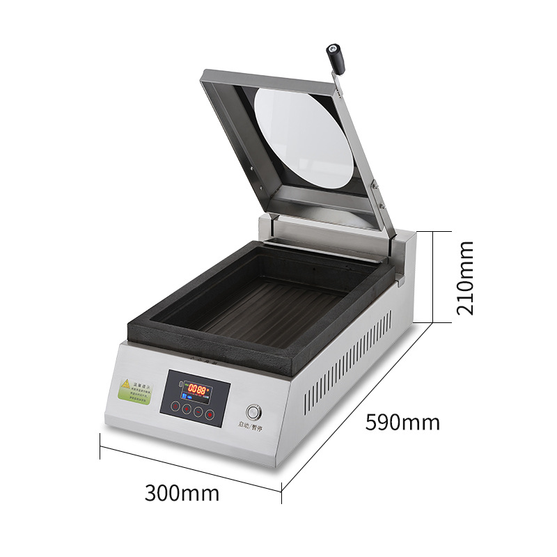 Commercial Kitchen Griddle - Vollautomatische Teigtaschen-Frittiermaschine Gewerbliche Küchenausrüstung Intelligenter Elektrischer