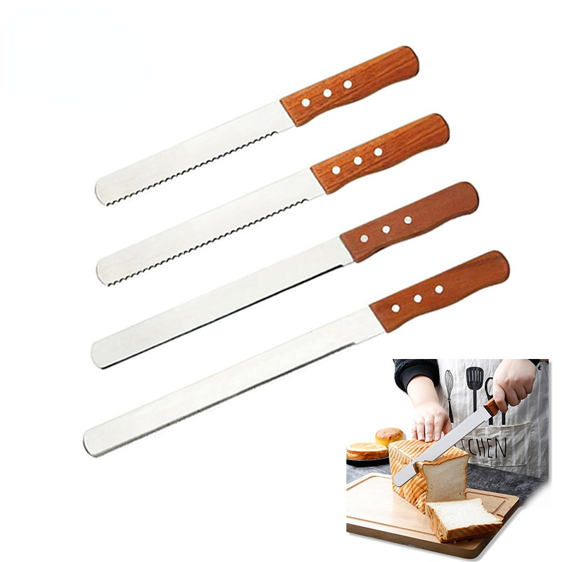Commercial Bread Slicer - 10/14 Zoll bestes gezahntes Brotmesser zum