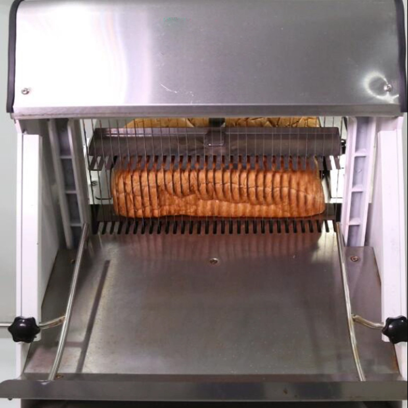 Commercial Bread Slicer - Kommerzieller Edelstahl-Brotschneider mit einstellbarer Dicken- und