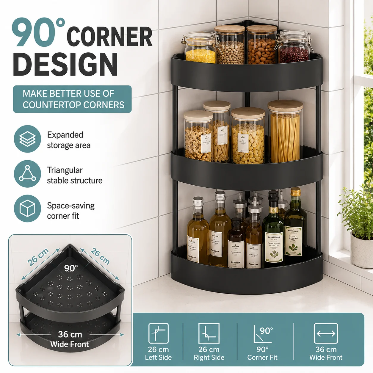 2/3-stöckiges Küchen-Eckregal  – Commercial Kitchen Shelving Bewertung und Preis