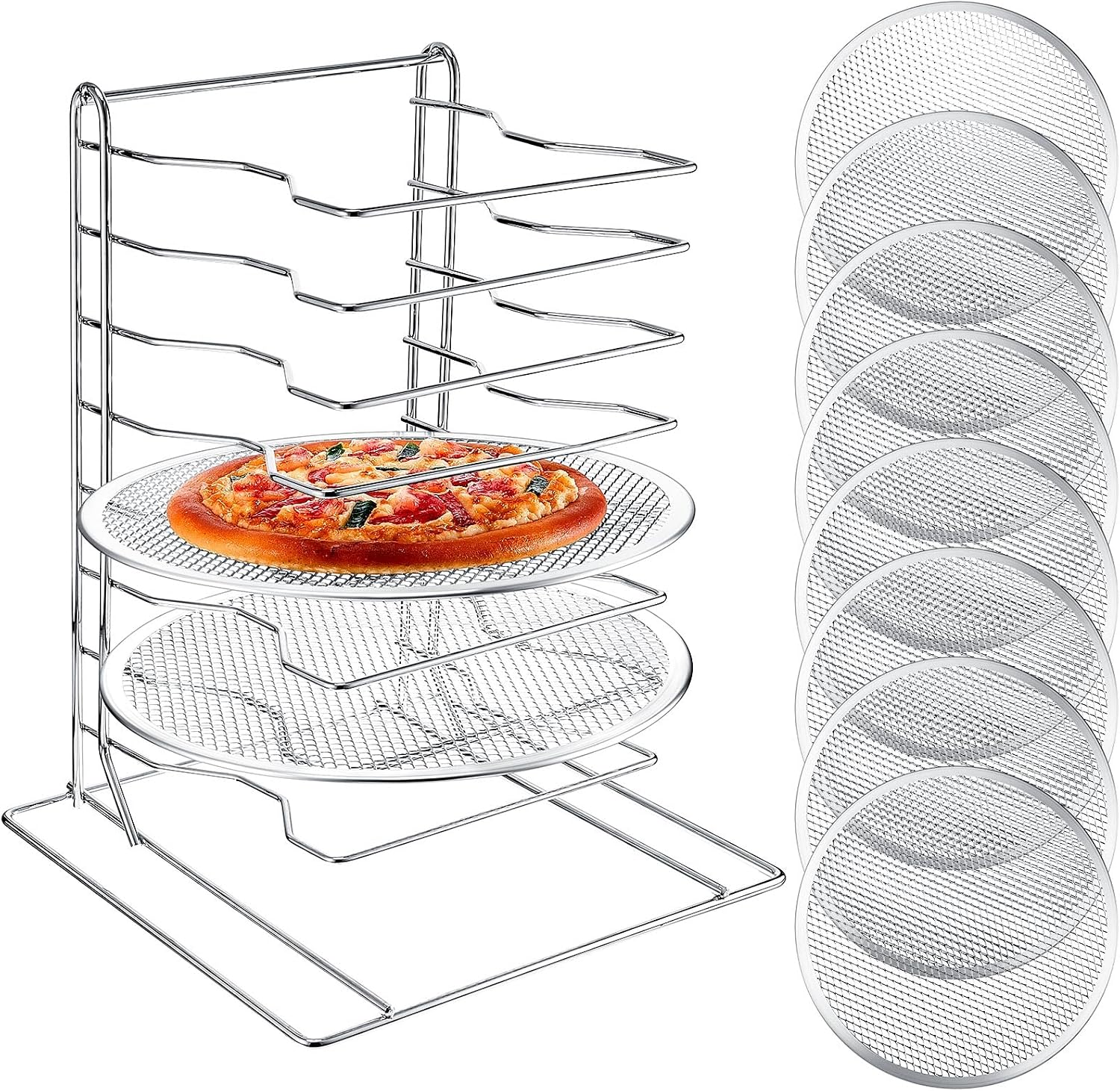 Pizza-Regal mit 8 Etagen und 8 – Commercial Kitchen In Home Bewertung und Preis