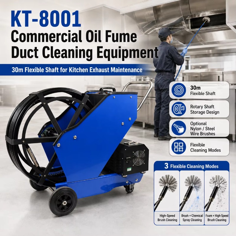 KT-8001 Gewerbliche Ölrauchkan – Commercial Kitchen Exhaust Cleaning Bewertung und Preis
